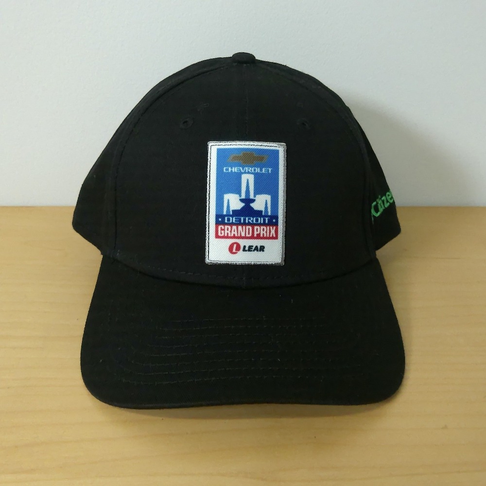 Detroit Grand Prix Hat New Era 9FORTY Black Adjustable Lear IndyCar Cap